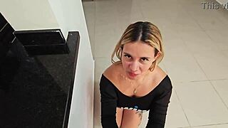 Wife Sucks Dick Behind Husband's Back