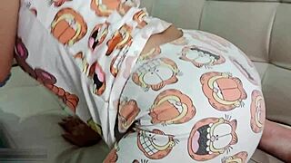 I bent over my latina stepsister for a blowjob, fucked her big ass, and creampied her pussy