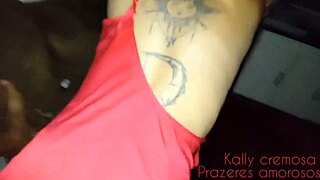 half sister invites dark fuck, hand in pussy, cum in mouth