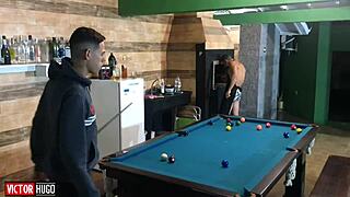 I let my blonde wife give her ass to my tattooed friend, it was so sexy and hard