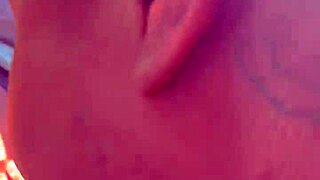 Ebony swallows big dick cum