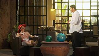 i love watching that mature brunette suck and fuck in heels