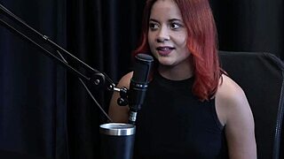 Bruna ferrari discusses anal fetish projects with husband in sheer red lingerie