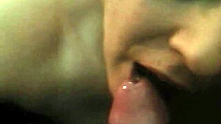 I watch the white girl sucking that indian cock and taking cum in her mouth.