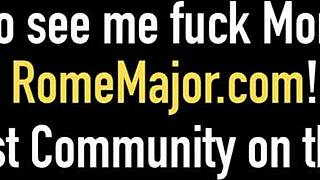 Yum, the BOSS arouses ROME MAJORS' MONSTER COCK by SHAKING her PHAT ASS