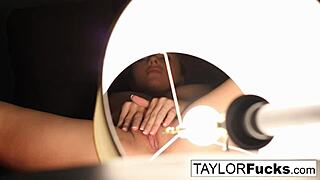 taylor vixen indulges in solo play during her hotel room stay