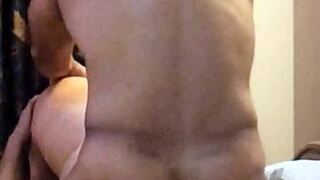 i gave my wife double penetration and she moans so good