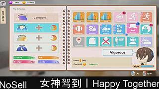 Happy couple plays dating game in part 17