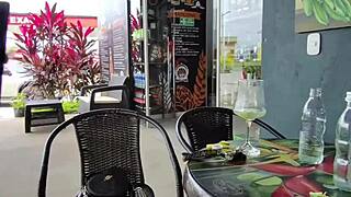 Too risky! Want me to fuck you in public?