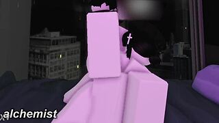 Fucking emo whore with big tits and ass in new condo, deepthroat and riding