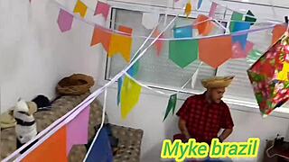 Festa de arraial de s�o jo�o 2025 with lots of fucking lia loci and myke brazil giving her ass