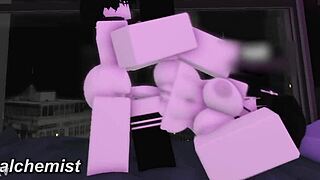 Fucking emo whore with big tits and ass in new condo, deepthroat and riding