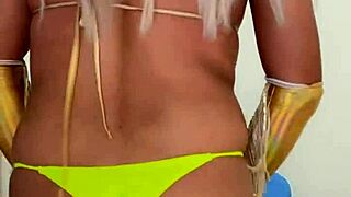 linda the rich sensual ladyboy trans crossdresses, looking sexy.