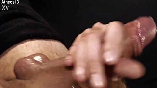 Nerd Flashes Shaved Body In Homemade Close-Up.