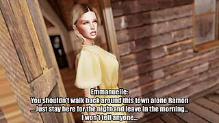 emmanuelle chats with count dickcula 😏