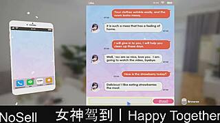 Pareja feliz juega al dating en la parte 17