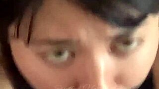 sloppy asian slut gawks a massive bbc with thorough deepthroat skills