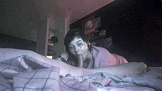 hey, i spied on this webcam blowjob until the cumshot happened