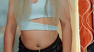 Transsexual Boldly Masturbates in Intense Crossdressing Solo Session with Passion