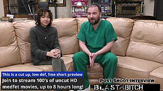 brooklyn rossi sucks dick, gets fucked doggystyle, blasted with huge cum