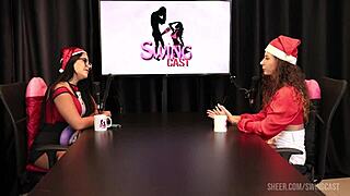 i watch jujube delicia christmas swing with tifany rocha on sheer red