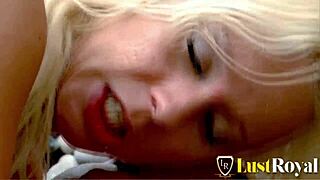 Wow, French Blonde Bimbo With Big Tits Double Penetrated!