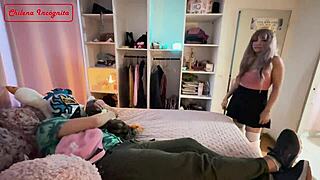 Bent Over And Fucked Hard By Lazy Guy!