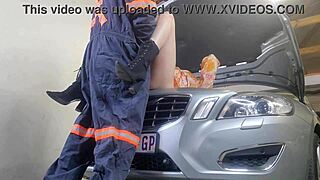 my mechanic fucked my wife doggystyle and creampied her