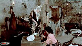 Hardcore lesbian threesome with muff diving and dildo fucking