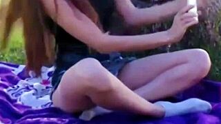 Hey, petite teen college scandal in public park creampie fun!