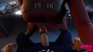 Ada Wong And Leon In Handjob Animation