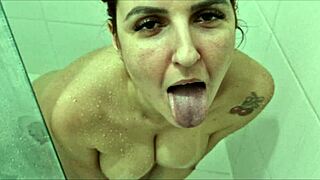 Come take a shower with me and my big cock?