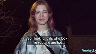 this public agent picks up a redhead babe for rough outdoor pov sex, she squirts everywhere on my cock while i pull her hair