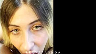 Blonde gives intense POV blowjob to lucky stepdad 😘