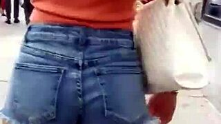 Intensely Watching Sexy Big Asses In Miniskirts On The Street Part 2