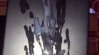 watch this big white cock cum all over?