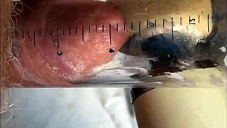 soft cock cums after vibrator stimulation