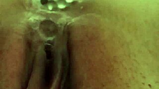 SQUIRTING AND PUSHING OVIPOSITION WITH SMALL 18+ EGGS