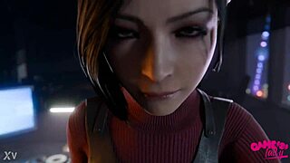 Ada Wong And Leon In Handjob Animation