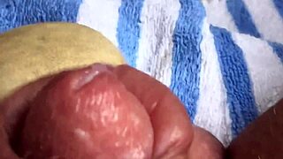 soft cock cums after vibrator stimulation