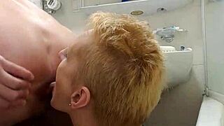 German Prostitute Sandra Rims Ass and Gets Facefucked