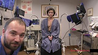 Black Neighbor Spreads Shaved Pussy Backstage