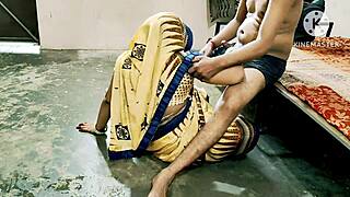 indian desi maid gives blowjob and gets fucked doggystyle with deepthroat in hardcore sex