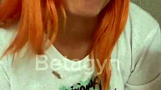 Young Redhead Feels Intense Anal Pleasure with Cum Inside