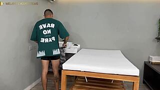 horny masseuse rosxy gutierrez fucks patients for happy ending 😏