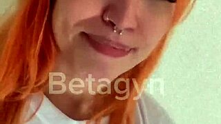 Young Redhead Feels Intense Anal Pleasure with Cum Inside