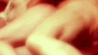 After drinks, he tenderly pokes and plays with her wet pussy.