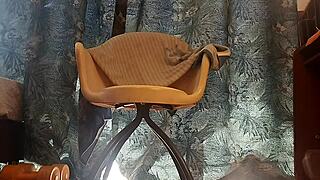 Shaving the monster cock with care