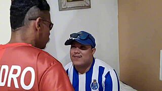 couple enjoying delicious fuck with blowjob, ass, feet, and costumes