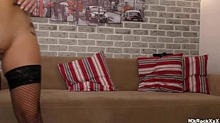 This homemade mommy was deepthroating a big cock, her wet pussy dripping while blowing him